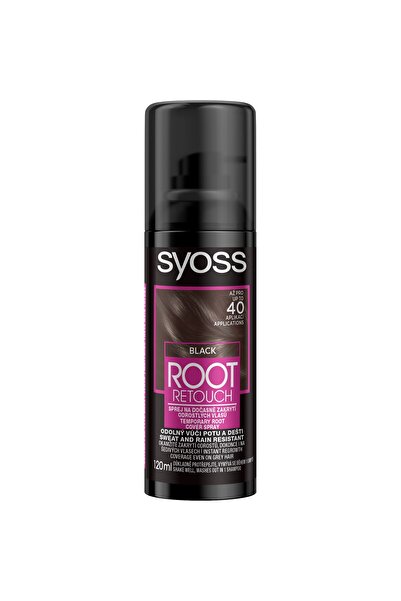 Syoss Spray negru pentru retușare rădăcini, 120 ml