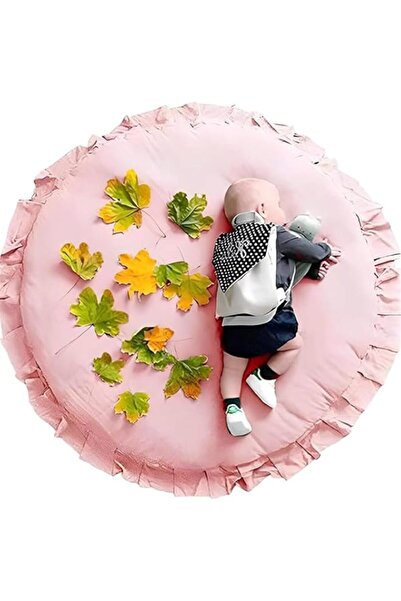 Generic MOTIM Round Cotton Rug for Kids Room Circle Cute Soft Carpet for Child Toddlers Childrens Bedroom L