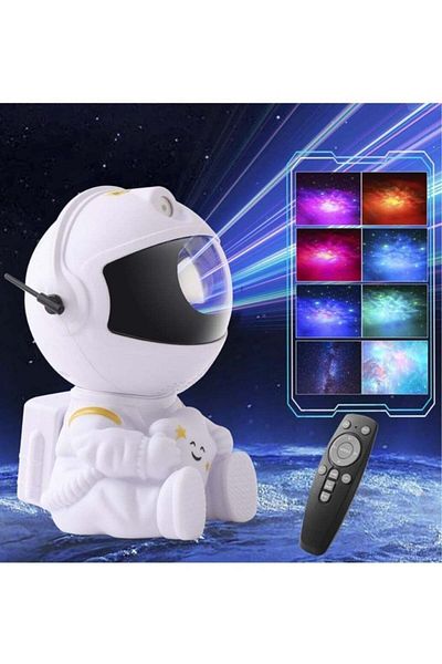Generic Star Projector Night Light with Timer, Remote Control and 360Â°Adjustable Design, Astronaut Nebula