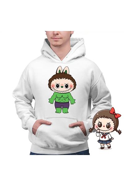 OEM Men's Hoodie Labubu Hulk