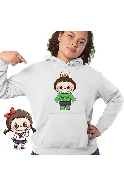 OEM Women's Labubu Hulk Sweatshirt
