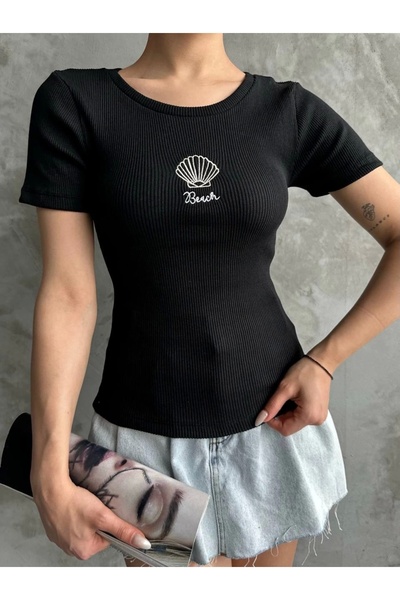 KAZAX Blouse with Bac Embroidery
