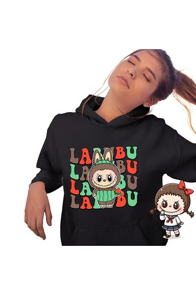 OEM Women's Labubu Melon Sweatshirt