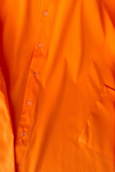 Kombinazon Πορτοκαλί τουνίκ με κουμπιά σταυρωτά Fimela