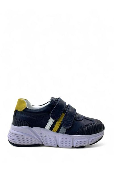 Tuğba Ortopedi 295 Orthopedic 100% Genuine Leather Lightweight Boy's Preschool Navy Blue Sneaker