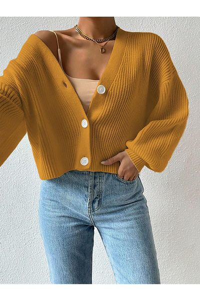 tofan Knitwear CROP CARDIGAN
