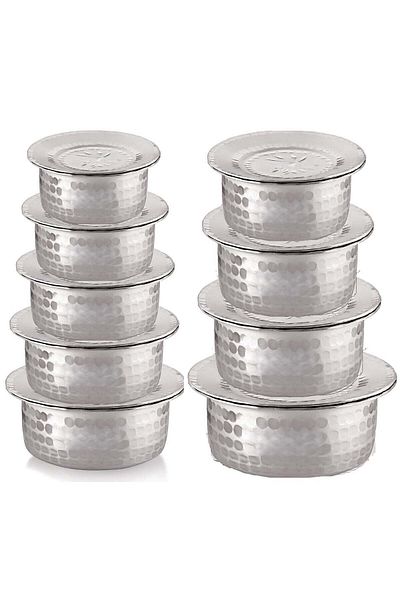 Himalaya Zirvesi 555 555 Aluminum Pots Set Consisting of 9 Pots Size 14/16/18/20/22/24/26/28/30 cm