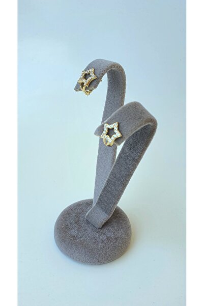 Goldlife jewellery KIZ BEBEK ÇOCUK TAŞLI YILDIZ 14 AYAR ALTIN KÜPE