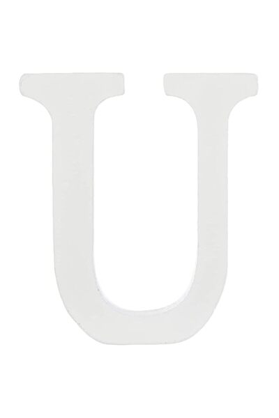 Generic Rosymoment Alphabet U Wooden Decorative Wall Letter for Children's Be...