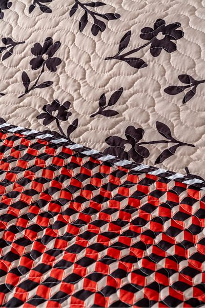 BELENAY HOME Briva Double Sided Multi-Purpose Double Bedspread 215 X 235 cm