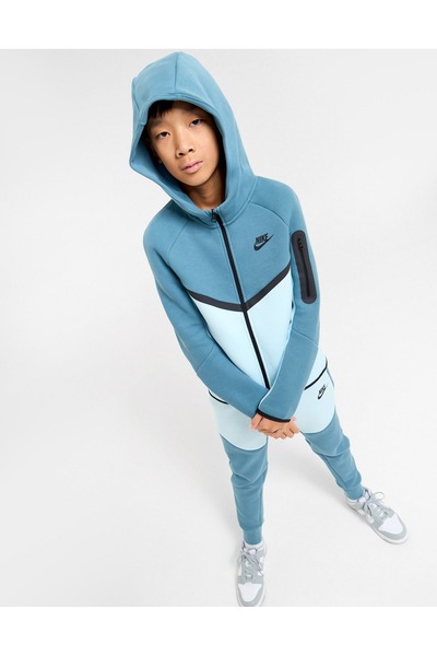 Nike blue Tech Fleece Hoodie Junior's sweatshirt HV5867 ASLAN SPORT