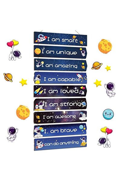 Generic مجموعة تشونفول من 9 ديكورات لغرفة نوم الأولاد، ديكور جداري ملهم للأول...