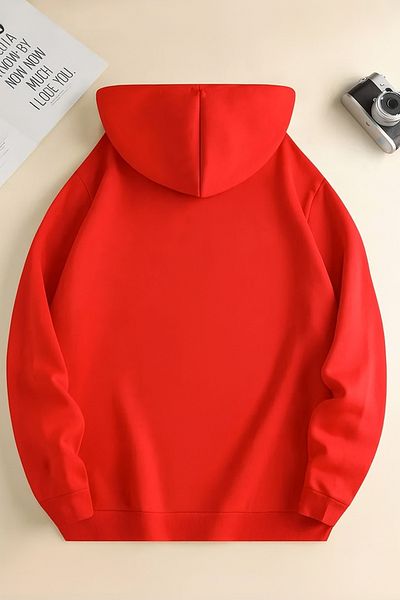 New Shine Red Unisex Paris Printed Sweatshirt