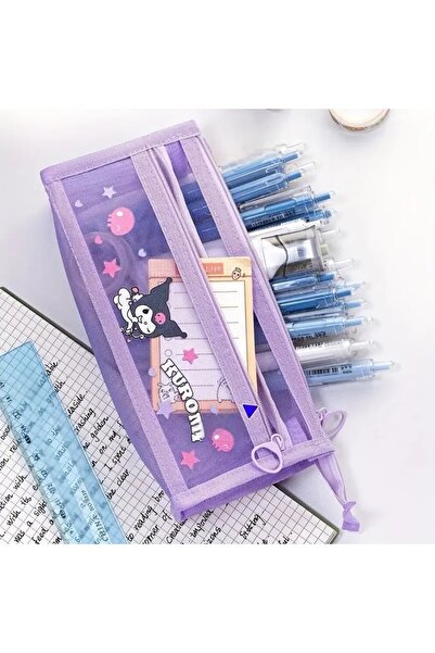 GlassySKY Cutie de creion drăguță Kuromi, suport pentru stilou, articole de p...