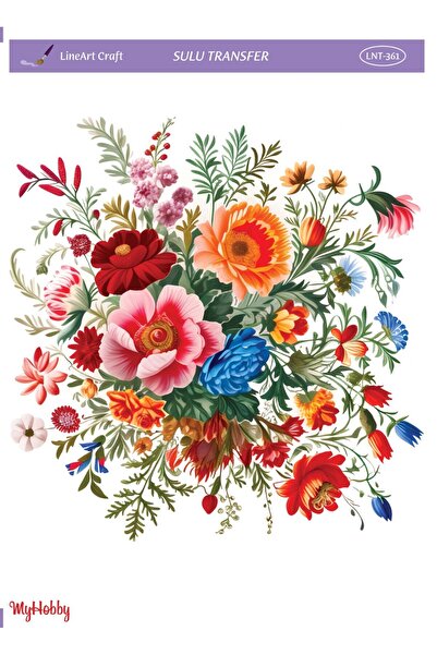LİNEART Sulu Transfer LNT361 25x35cm, Dekopaj