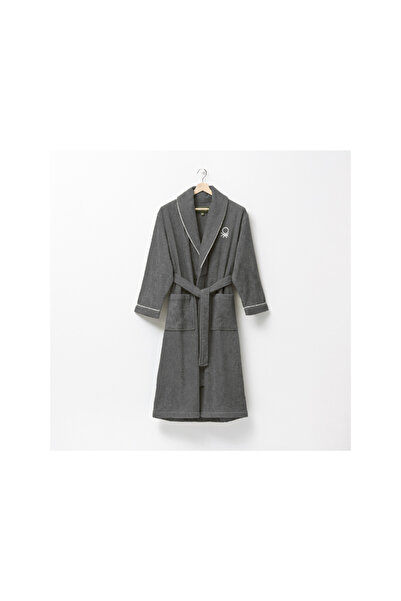 Benetton Μπουρνούζι Σκούρο Γκρι 100% βαμβάκι