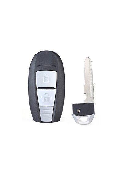 TECHSTAR Carcasă cheie auto cu 2 butoane compatibilă cu Suzuki Swift 2010–2016 – tip telecomandă de proximitate