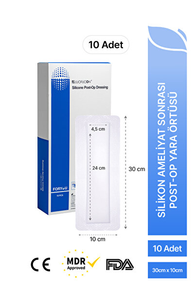 luofucon Post-Op Ameliyat Sonrası Yara ve Dikişler İçin Steril Su Geçirmez Ci...