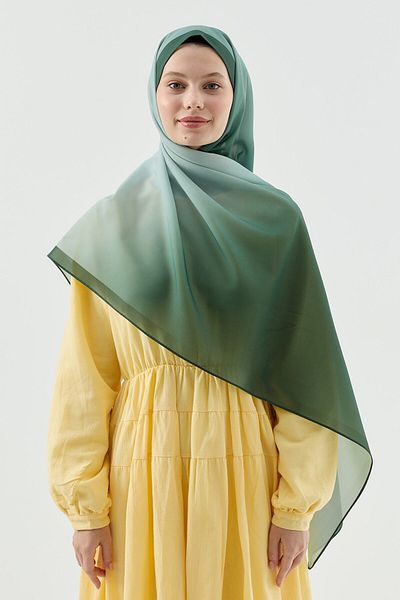 Modakaşmir Velora Gradient Pattern Prose Shawl