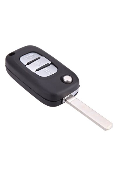TECHSTAR Carcasă cheie pentru Renault - 3 butoane, compatibilă cu Clio, Megan...