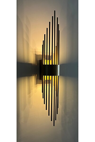 gaziantepavize Mercan Eskitme Metal Pilli Aplik Günışığı Led Modern Duvar Aplik Duvar Lambası İç Mekan Duvar Apliği