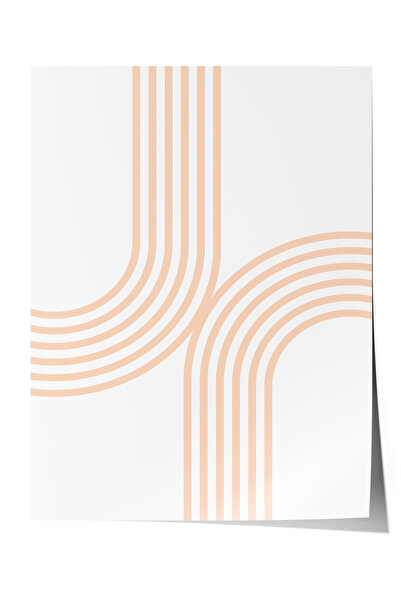 Zestia Plakat bez okvira, minimalne linije, poster za dekoraciju radne sobe b...