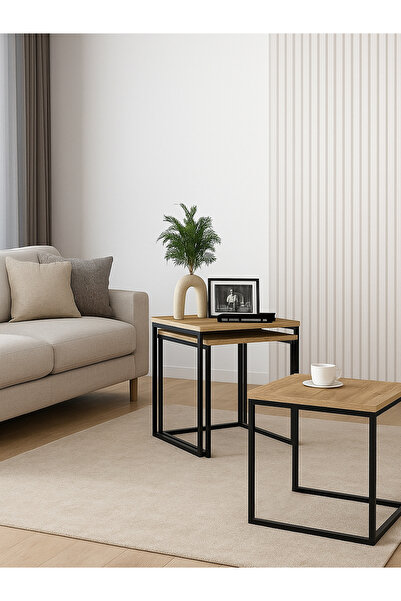 dorpek Anibel 3 lü Zigon Sehpa Sepet