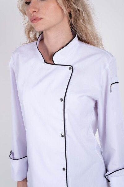 Genel Markalar Kadın Beyaz Şef Aşçı Ceket