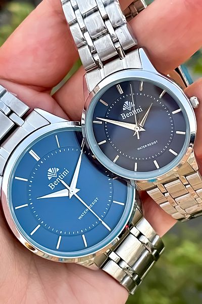 Bentini Original Couple Men Women Set with 2 Years Warranty Co-Chelic Watch + Bracelet Gift