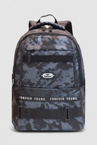 Relaxion 2052-Camouflage Top Quality Unisex Anatomical Back Supported Daily, Sports and School Backpack