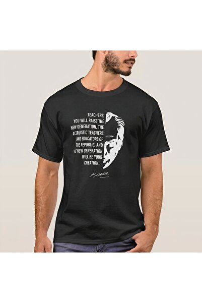 Vacrol November 24 teachers' day Printed t-shirt - black