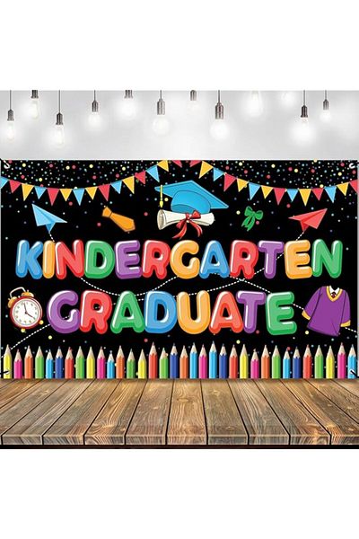 Generic Kindergarten Graduation Banner