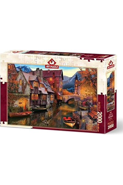 Tıfıl Toys Kanal Boyu Evleri 2000 Parça Puzzle Tablo