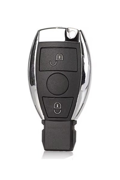TECHSTAR Carcasă cheie auto compatibilă cu Mercedes Benz, 2 butoane, model după 2000, NEC și BGA