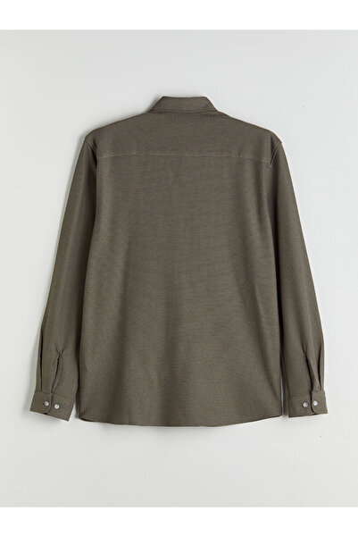 LC Waikiki Slim Fit Uzun Kollu Erkek Dokulu Gömlek