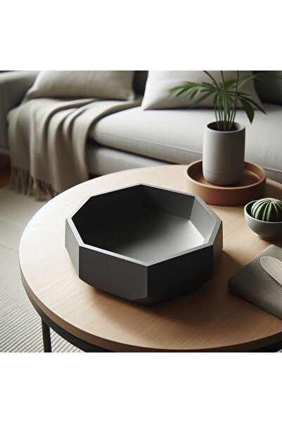 Sizseyy Plastic Hexagonal Flat Desktop Organizer