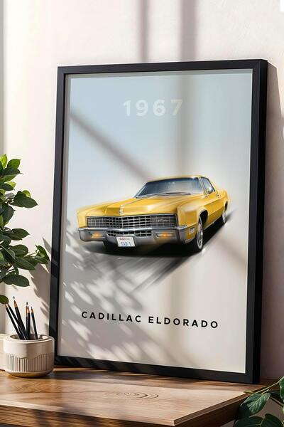 Saturn 1967 Cadillac Eldorado Pictură înrămată - Poster de mașină ediție specială
