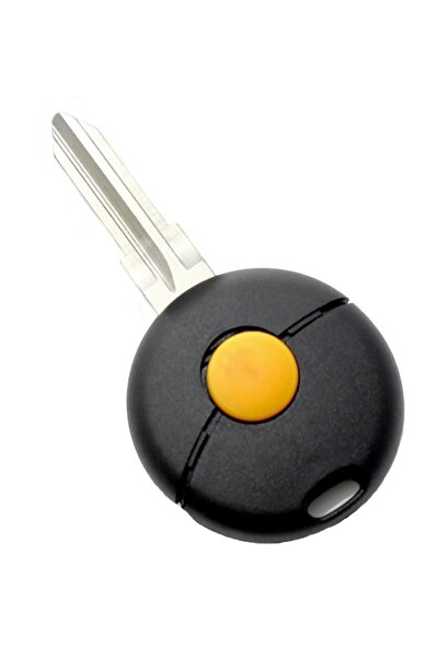 TECHSTAR Carcasă cheie auto, compatibilă cu Mercedes-Benz Smart cu 1 buton, c...