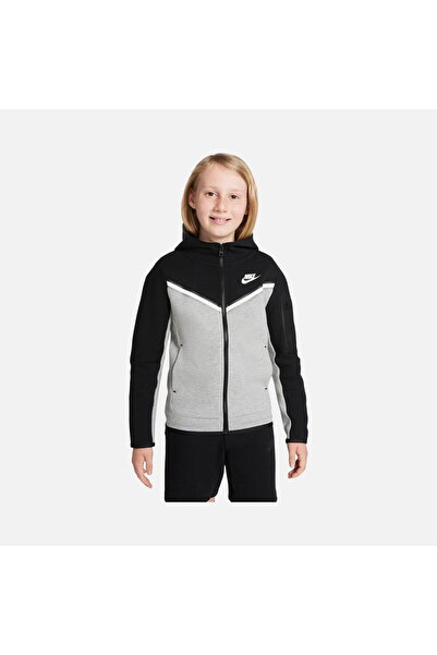 Nike Sportswear Tech Fleece Full-Zip Hoodie (Boys') Çocuk Sweatshirt