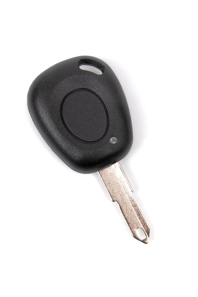 TECHSTAR Carcasă cheie auto cu 1 buton pentru Renault – compatibilă cu Clio, ...