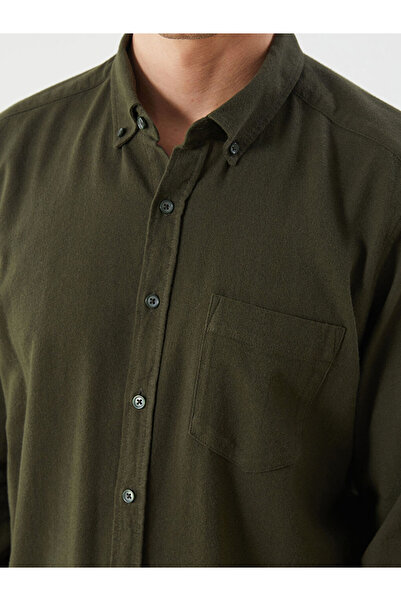 LC Waikiki Regular Fit Long Sleeve Dobby Men's Shirt