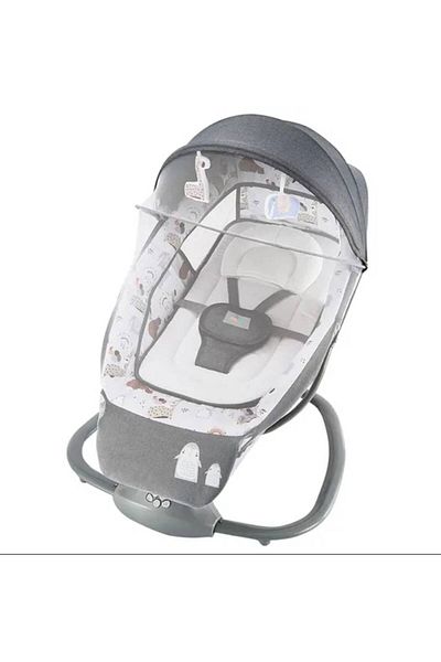 Generic Mastela - 3-in-1 Rocking Cradle and Swing for Newborns - Giraffe - Gray