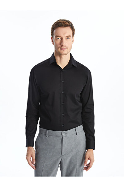 LC Waikiki Selecții strălucitoare de la Shining Store |   Cămăși pentru bărbați cu mâneci lungi, slim fit