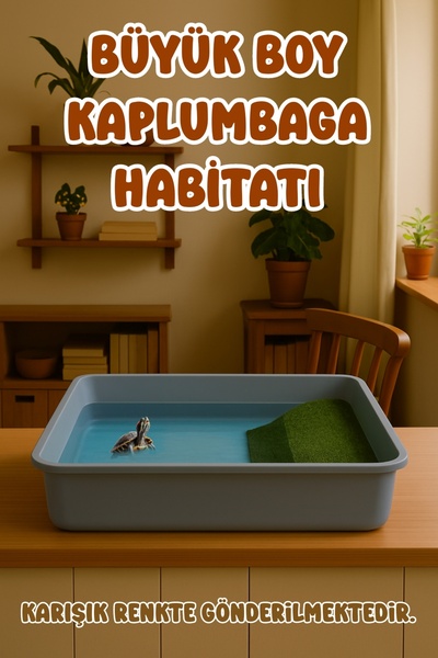 Y×UURA Büyük Kaplumbaga Habitatı ( RAMPALI ) Kaplumbaga Akvaryumu ( Renk Beli...