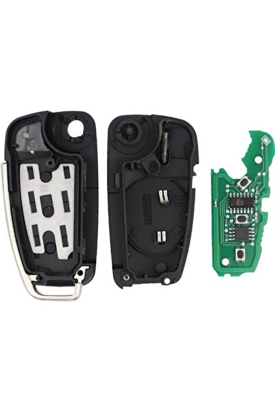 TECHSTAR Cheie auto programabilă cu 3 butoane pentru Audi Q7 B7 Q3 A3 TT A2 A8 A6 A6L A4 S5 C5 C6 B6 A4L A5