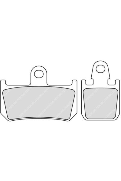 FERODO Set Plăcuțe Frână Sinterizate Moto FDB2217ST - Racing, Compatibil cu Y...
