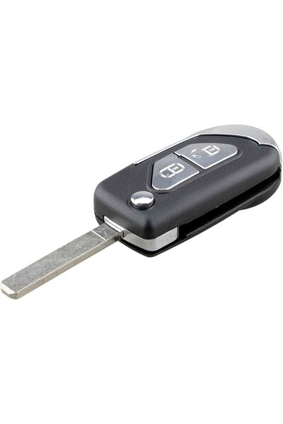TECHSTAR Carcasă cheie auto tip lamă cu 2 butoane, compatibilă cu Citroen DS3, C3, VA2 Blade