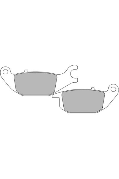 FERODO Organic motorcycle brake pad set FDB2143P - Racing, compatible with Ya...