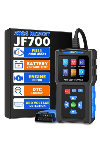 JFIND JF700 Universal OBD2 Scanner, Engine Trouble Code Reader, CAN Diagnostic Tool for All OBDII