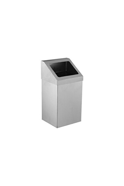 Palex 3834-354 Chrome Open Roof Lid Trash Can 54 Lt